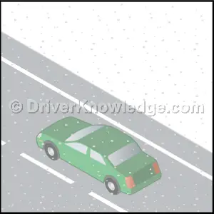 low visibility conditions while driving
