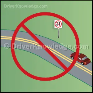 U-turn is not permitted