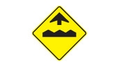 Bump or uneven pavement 