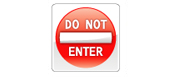 Do not enter 