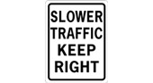 slower traffic keep right