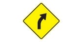 road curves ahead