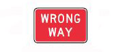 wrong way