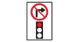Do not turn right when facing a red light