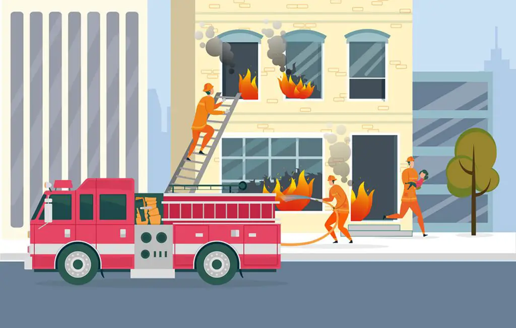 Driving Around Fire Trucks