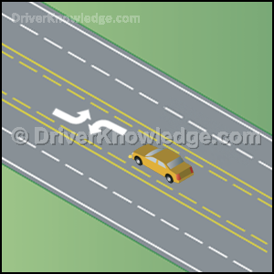 center left turn lane