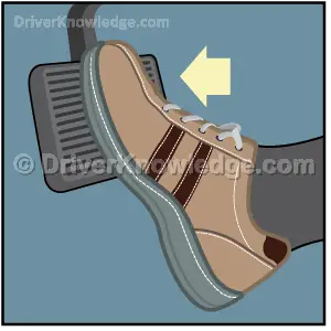 stop quickly on a wet or icy roadway
