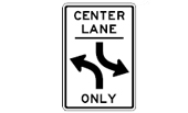 lane for two-way left turns