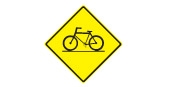 Bicyclists crossing